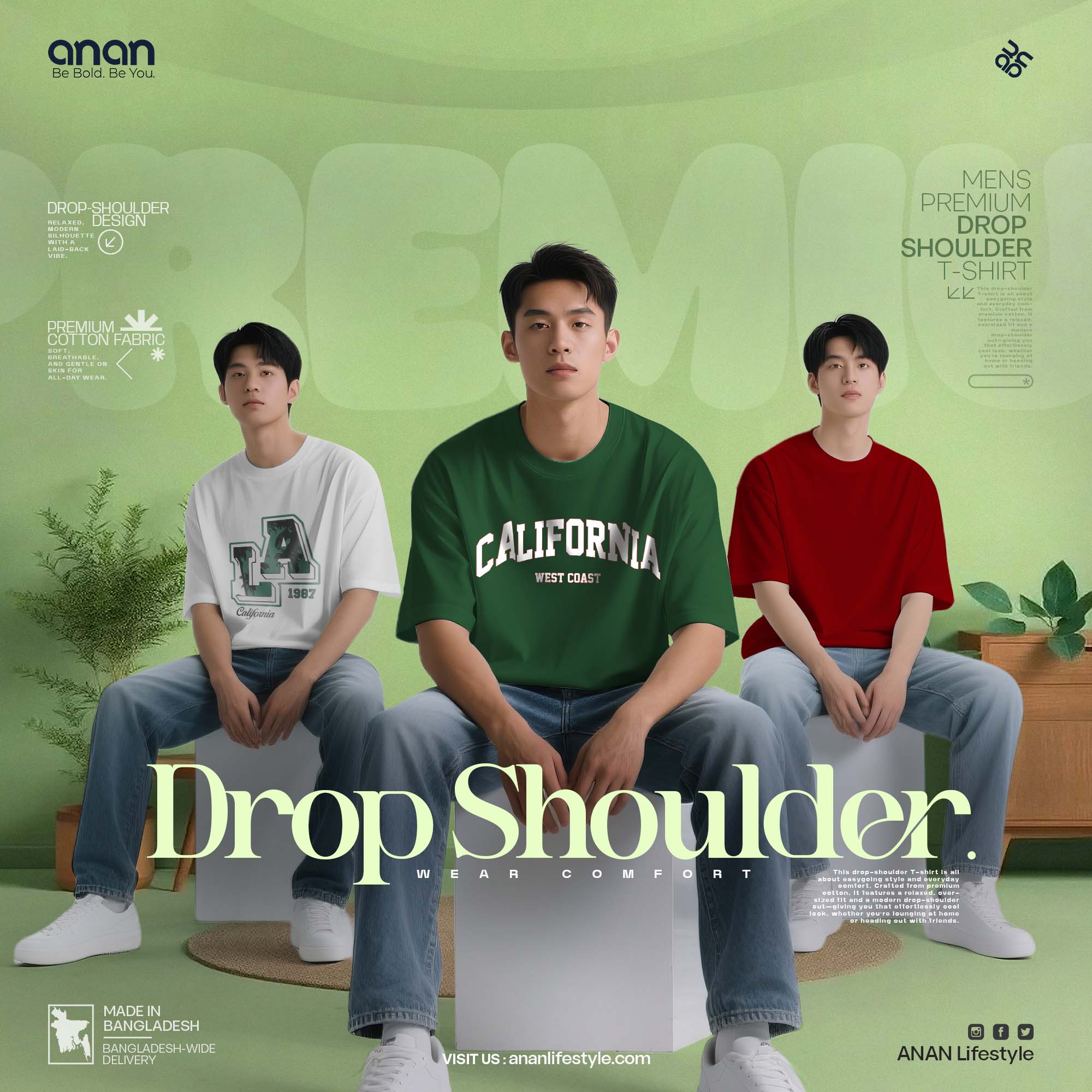 Drop Shoulder T-shirt